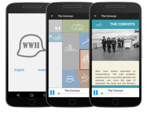 Locatify Automatic Museum Guide app (Icelandic Wartime Museum)