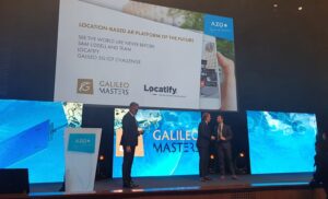 Sam Liddell Locatify accepts Galileo Masters award