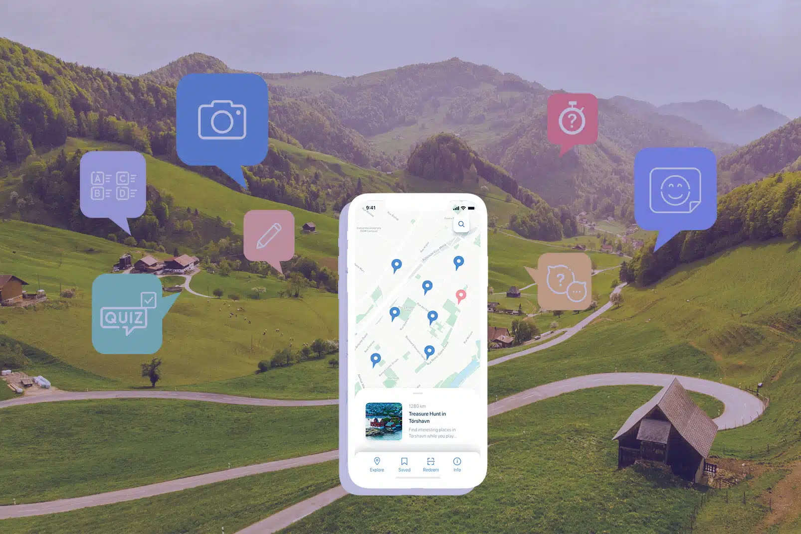 TurfHunt scavenger hunt app