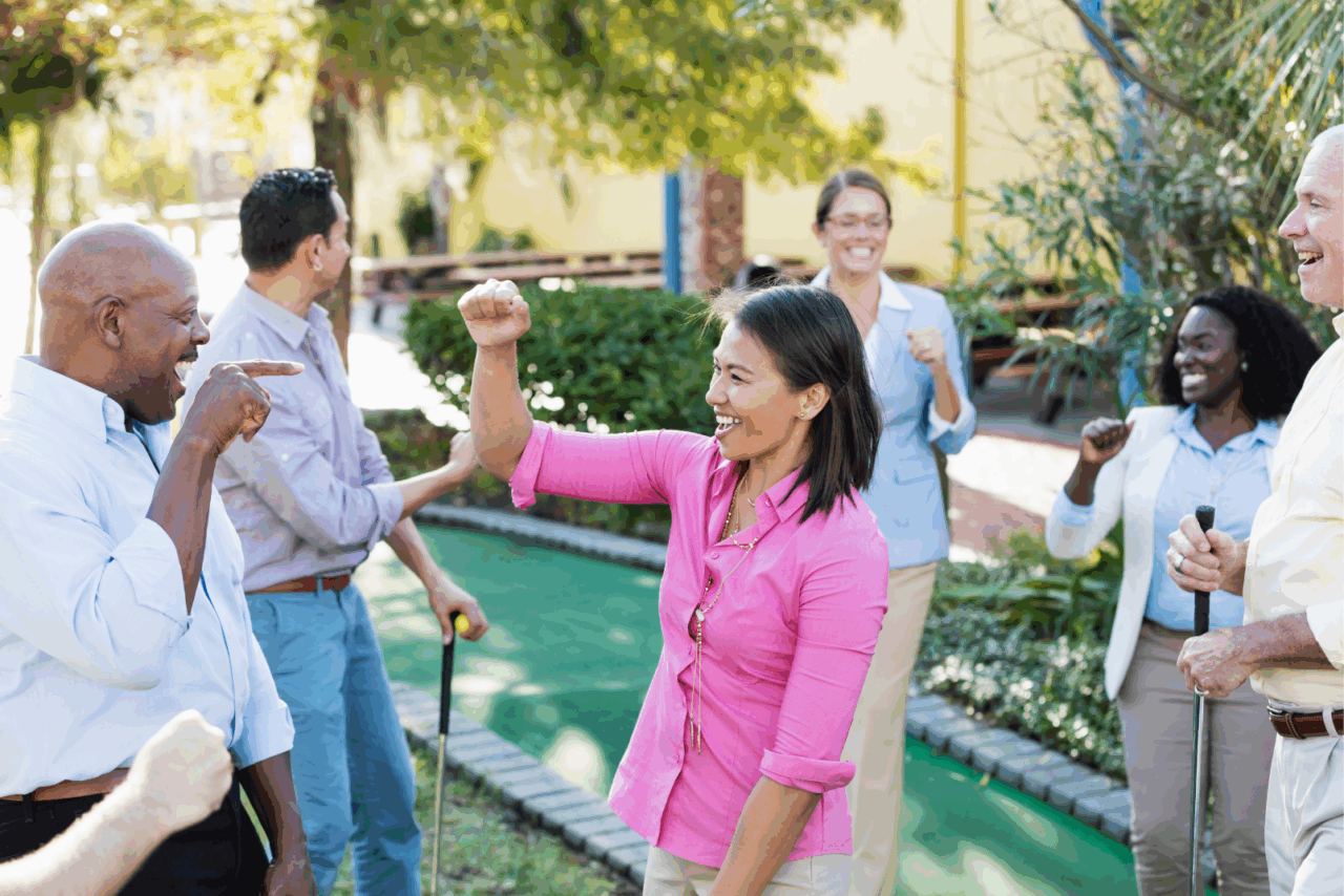 Corporate team building scavenger hunt