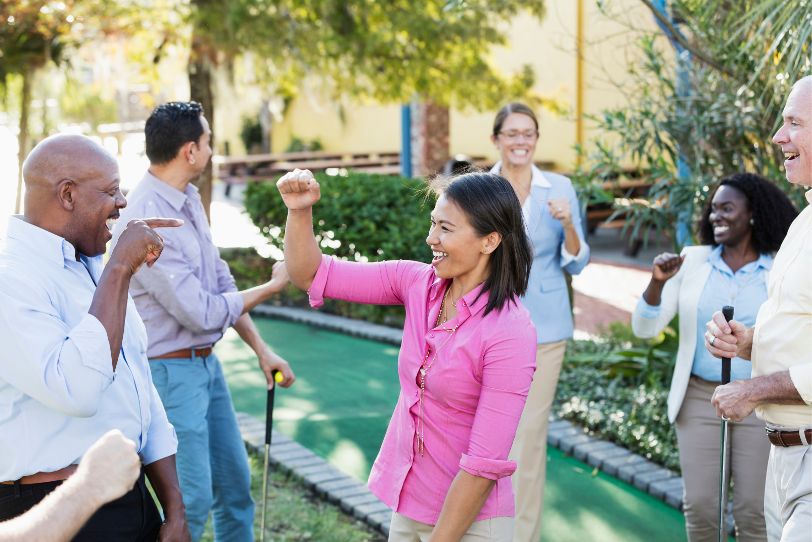 Corporate team building scavenger hunt