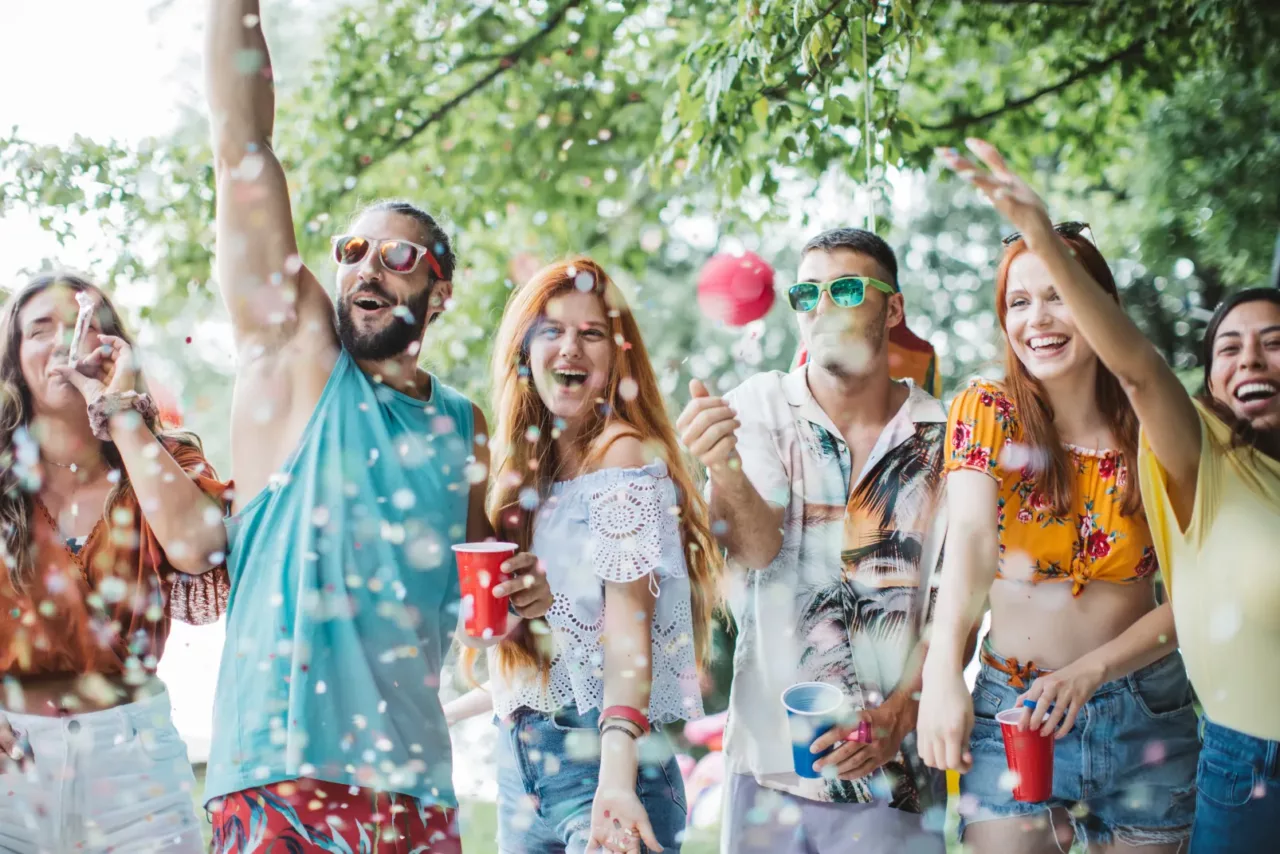 outdoor birthday party